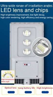 NUOVO ABS 30W pannello solare integrato in polisilicio LED luce stradale impermeabile IP65