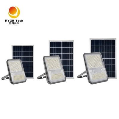 Faretto LED solare multifunzionale con telecomando, area di irradiazione 300 metri quadrati, 35W, lunga durata di scarica, 2 anni di garanzia