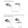 80ra Natural Color Restoration 300W LED Street Light Highway Square Available