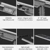 12V Area Lighting Solar Street Light with LVD Factory Price Rygh-Fx-120W