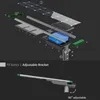 Waterproof 12V Solar 170lm/W Aluminum Integrated 100W LED Street Light