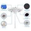 Waterproof IP65 Aluminum Radar Sensor 30W 50W UFO LED Solar Garden Light