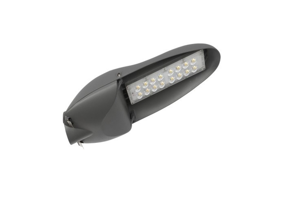 Raffreddi la lampada di via leggera principale Ip66 bianca con la certificazione della cellula fotoelettrica 110lm/w Rohs