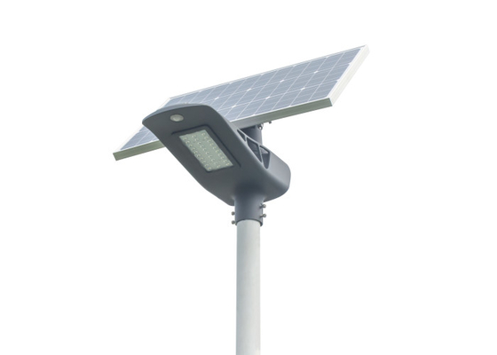 Servizio alimentato solare bianco impermeabile separato dell'OEM dell'iluminazione pubblica 30W del LED
