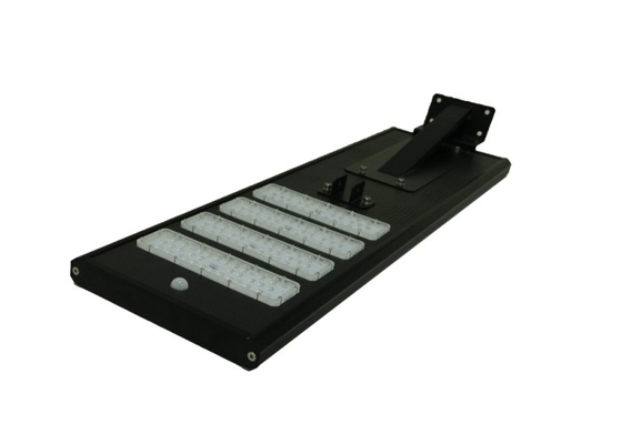 80 materiale di vetro d'acciaio di alluminio alimentato solare dell'iluminazione pubblica 10000LM di watt LED