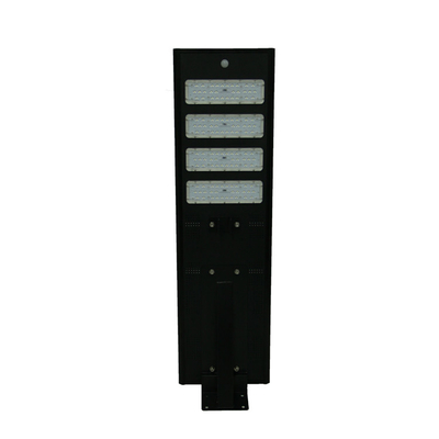 lampade di via solari del giardino 8500LM, alloggio solare del nero dell'iluminazione pubblica 80W di alto potere