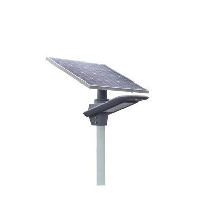 130-150LM/W alloggio grigio chiaro autoalimentato solare astuto della via dell'alta del lume 60W batteria LED di CC 11.1V con 3 anni di garanzia