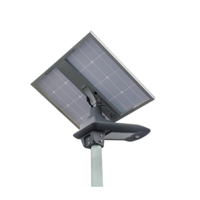 130-150LM/W alloggio grigio chiaro autoalimentato solare astuto della via dell'alta del lume 60W batteria LED di CC 11.1V con 3 anni di garanzia