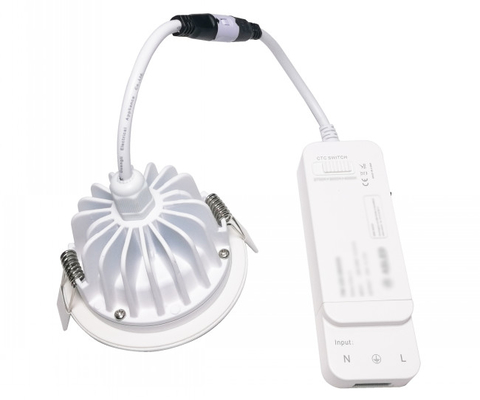 Il soffitto astuto della PANNOCCHIA 9W Dimmable LED giù accende la prova dell'acqua di colore mista CSP di Bridgelux