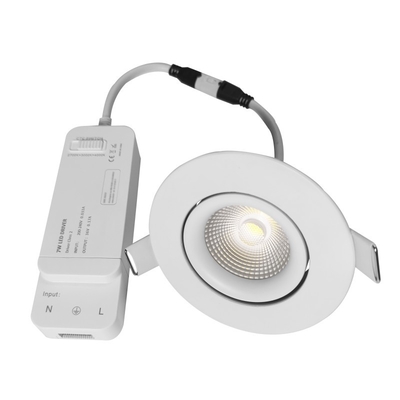 Attenuazione/temperatura del colore di Smart LED Downlights 8w dell'angolo d'apertura 38/60° regolabile