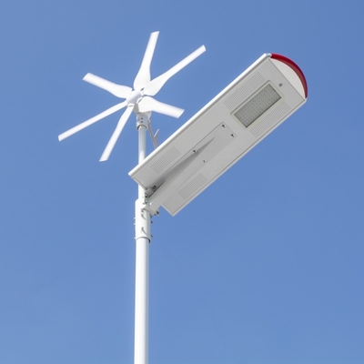 Shenzhen solar wind hybrid system 80W all in one street light solar and wind power light