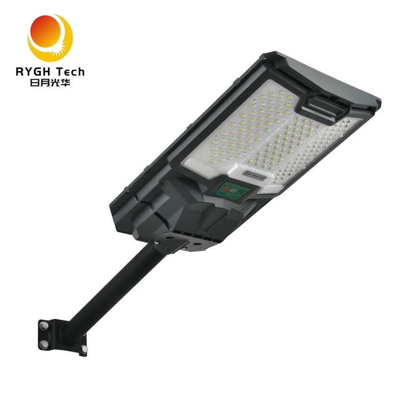 Lampada da strada a LED solare integrata con pannello solare in silicio monocristallino da 3,2 V LiFePO4, 20 W, con controllo della luce e sensore radar