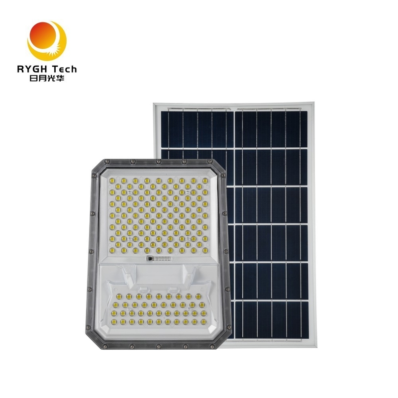 Faretto LED solare multifunzionale con telecomando, area di irradiazione 300 metri quadrati, 35W, lunga durata di scarica, 2 anni di garanzia