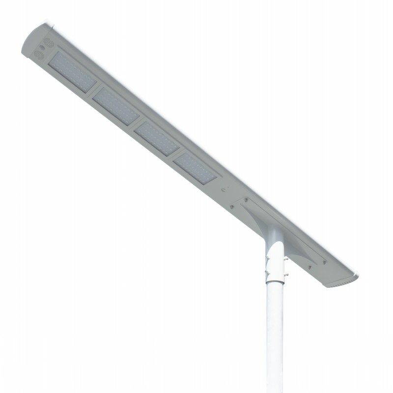 Iluminazione pubblica automatica alimentata solare dell'iluminazione pubblica di IP65 LED con il sensore di moto 120LM/W