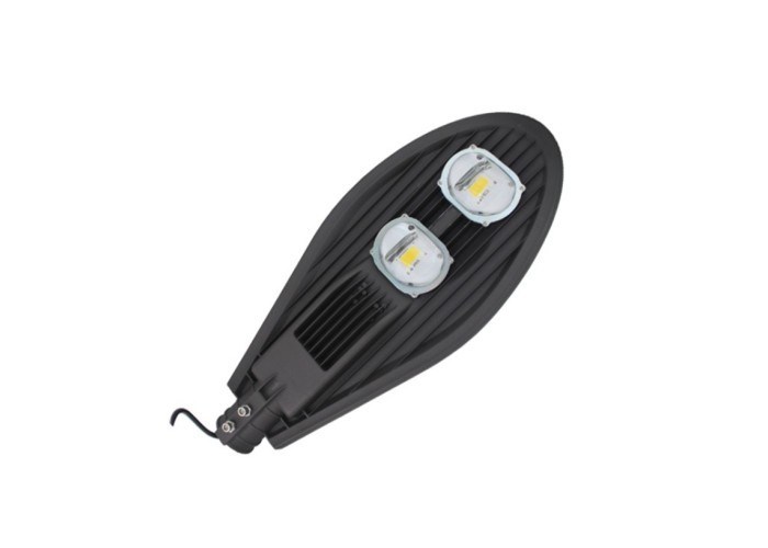 Testa bianca esteriore della cobra dell'iluminazione pubblica dell'alluminio LED 50.000 ore di tempo di vita